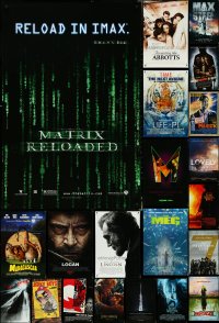 5d0989 LOT OF 26 UNFOLDED MOSTLY DOUBLE-SIDED 27X40 ONE-SHEETS 1990s-2010s cool movie images!