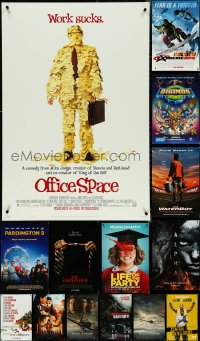 5d1020 LOT OF 20 UNFOLDED MOSTLY DOUBLE-SIDED 27X40 ONE-SHEETS 1990s-2010s cool movie images!