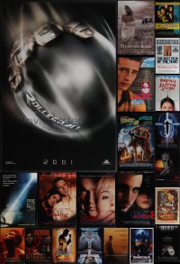 5d0980 LOT OF 29 UNFOLDED DOUBLE-SIDED MOSTLY 27X40 ONE-SHEETS 1990s-2000s cool movie images!