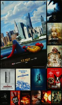 5d1015 LOT OF 21 UNFOLDED DOUBLE-SIDED ONE-SHEETS 2010s-2020s a variety of cool movie images!