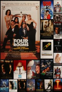 5d0976 LOT OF 30 UNFOLDED DOUBLE-SIDED MOSTLY 27X40 ONE-SHEETS 1990s-2000s cool movie images!