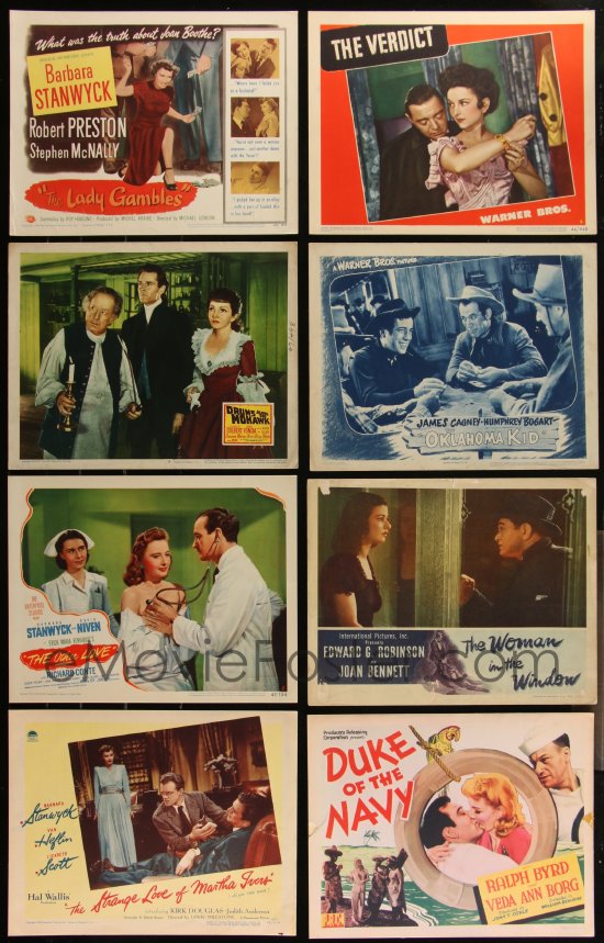 EMoviePoster.com: 5d0317 LOT OF 76 1940S LOBBY CARDS 1940s Incomplete ...