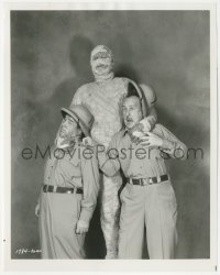 5f1257 WORLD OF ABBOTT & COSTELLO 8x10 still 1965 Bud & Lou choked by Eddie Parker as the Mummy!