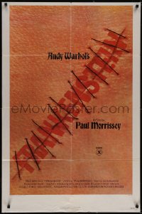 5f0614 ANDY WARHOL'S FRANKENSTEIN 2D 1sh 1974 Paul Morrissey, great image of title in stitches!