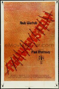 5f0615 ANDY WARHOL'S FRANKENSTEIN 3D 1sh 1974 Paul Morrissey, great image of title in stitches!