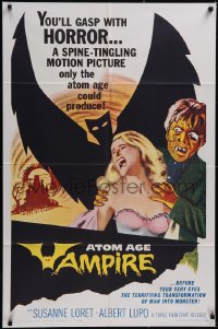 5f0619 ATOM AGE VAMPIRE 1sh 1963 Seddok, l'erede di Satana, terrifying man turns monster!