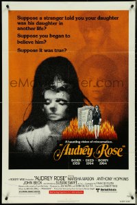 5f0623 AUDREY ROSE 1sh 1977 Marsha Mason, Anthony Hopkins, a haunting vision of reincarnation!