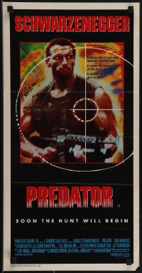 5f0201 PREDATOR Aust daybill 1987 Arnold Schwarzenegger sci-fi, like nothing on Earth!