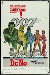 5f0734 DR. NO 1sh R1980 Sean Connery, the most extraordinary gentleman spy James Bond 007!