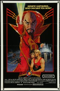 5f0776 FLASH GORDON 1sh 1980 great Richard Amsel art of Sam Jones, Melody Anderson & Max Von Sydow!