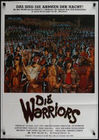 5f0111 WARRIORS German 1979 Walter Hill, Jarvis artwork of the armies of the night!