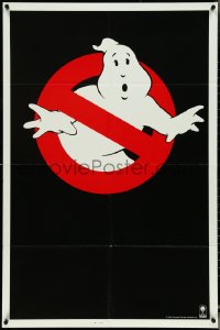 5f0805 GHOSTBUSTERS teaser 1sh 1984 Bill Murray, Dan Aykroyd, Harold Ramis, classic no text design!