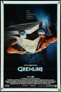 5f0820 GREMLINS advance 1sh 1984 cute, clever, mischievous, dangerous, cool John Alvin art!