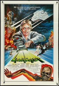 5f0909 LASERBLAST 1sh 1978 Roddy McDowall, wild sci-fi art by D. Roberts and Joseph Musso!