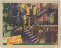 5f0230 ABBOTT & COSTELLO MEET FRANKENSTEIN LC #3 1948 Bud & Lou trapped by Lugosi & Strange best!