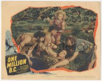 5f0371 ONE MILLION B.C. LC 1940 Carole Landis & others help unconscious Victor Mature, very rare!