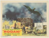 5f0386 RODAN LC #7 1957 Sora no Daikaiju Radon, The Flying Monster over destroyed Fukuoka!