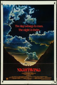 5f0982 NIGHTWING 1sh 1979 Nick Mancuso, the day belongs to man, the night is theirs, killer bats!