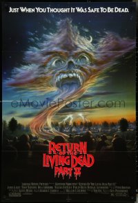 5f1027 RETURN OF THE LIVING DEAD 2 1sh 1988 just when you thought it was safe to be dead!