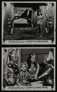 5f1347 EL PLANETA DE LAS MUJERES INVASORAS 12 Spanish/US 8x10 stills 1967 sexy aliens, ultra rare!