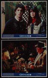 5f1311 GREMLINS 8 8x10 mini LCs 1984 Joe Dante horror comedy, Zach Galligan, Phoebe Cates, Keye Luke!