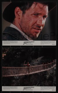 5f1312 INDIANA JONES & THE TEMPLE OF DOOM 8 color 8x10 stills 1984 Lucas, Spielberg, Ford & Capshaw!