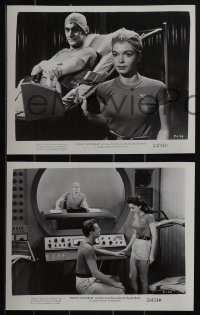 5f1326 PROJECT MOONBASE 6 8x10 stills 1953 Robert Heinlein outer space sci-fi, wacky astronauts!