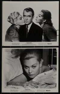 5f1322 VERTIGO 7 8x10 stills R1963 Hitchcock, James Stewart and sexy blonde/brunette Kim Novak!