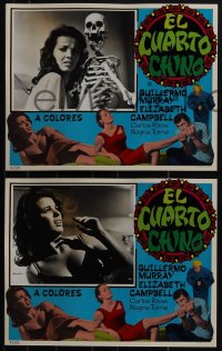 5f0462 EL CUARTO CHINO 8 Spanish/US LCs 1968 completely different sexy horror images, ultra rare!