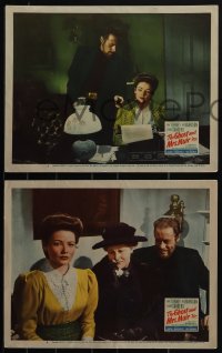 5f0576 GHOST & MRS. MUIR 3 LCs 1947 great images of Gene Tierney, Rex Harrison & George Sanders!