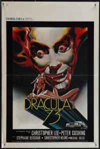 5g0187 DRACULA A.D. 1972 Belgian 1973 Hammer, Christopher Lee, cool sexy artwork!