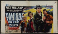 5g0195 PANIC IN YEAR ZERO Belgian 1966 Ray Milland, Hagen, Frankie Avalon, orgy of looting & lust!