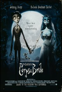 5g0720 CORPSE BRIDE advance DS 1sh 2005 Tim Burton horror musical, rising to the occasion this year!