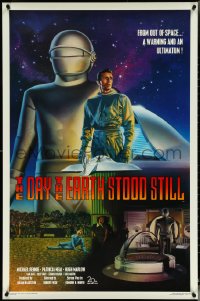 5g0732 DAY THE EARTH STOOD STILL Kilian 1sh R1994 great different art by Robert Rodriguez!