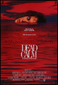 5g0735 DEAD CALM 1sh 1989 Sam Neill, wild image of Nicole Kidman on horizon of red ocean!