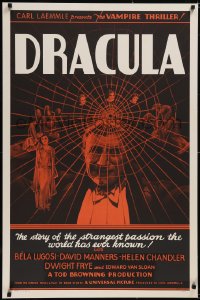 5g0564 DRACULA S2 poster 1999 Tod Browning, most classic vampire Bela Lugosi, best horror!