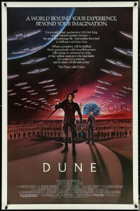 5g0747 DUNE 1sh 1984 David Lynch, art of MacLachlan & Young on Arrakis with Fremen warriors!