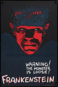 5g0568 FRANKENSTEIN teaser S2 poster 2000 best teaser artwork of Boris Karloff as the monster!