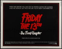 5g0244 FRIDAY THE 13th - THE FINAL CHAPTER 1/2sh 1984 Part IV, slasher sequel, Jason's unlucky day!