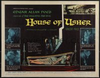 5g0260 HOUSE OF USHER 1/2sh 1960 Edgar Allan Poe's tale of the ungodly & evil, art by Reynold Brown!