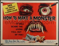 5g0261 HOW TO MAKE A MONSTER 1/2sh 1958 ghastly ghouls, it will scare the living yell out of you!