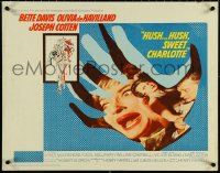 5g0262 HUSH...HUSH, SWEET CHARLOTTE 1/2sh 1965 Bette Davis, Olivia de Havilland, Robert Aldrich!