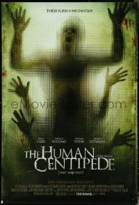 5g0823 HUMAN CENTIPEDE 1sh 2010 Tom Six, Laser, bizarre horror image, from very limited IFC release!