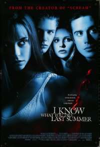 5g0826 I KNOW WHAT YOU DID LAST SUMMER DS 1sh 1997 Jennifer Love Hewitt, Sarah Michelle Gellar