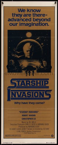 5g0138 STARSHIP INVASIONS insert 1977 wacky aliens who are advanced beyond our imagination