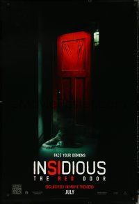 5g0844 INSIDIOUS: THE RED DOOR teaser DS 1sh 2023 Rose Byrne, creepy image, face your demons!