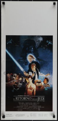 5g0178 RETURN OF THE JEDI Italian locandina 1983 George Lucas classic, art by Kazuhiko Sano!