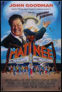 5g0896 MATINEE DS 1sh 1993 great art of smiling John Goodman in front of mushroom cloud!