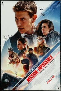 5g0907 MISSION: IMPOSSIBLE DEAD RECKONING PART ONE advance DS 1sh 2023 Cruise, Ferguson & top cast!