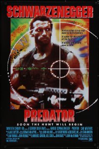 5g0941 PREDATOR 1sh 1987 Arnold Schwarzenegger jungle sci-fi thriller, soon the hunt will begin!